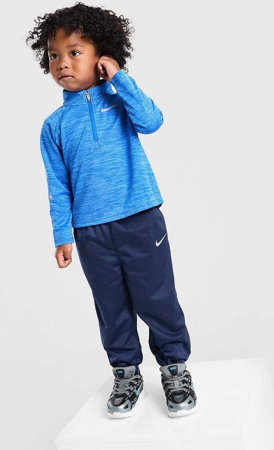 Nike Pacer 1 4 Zip Poly Tracksuit Infant Blauw Kind Blauw