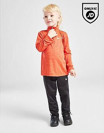 Nike Pacer 1 4 Zip Tracksuit Children Red Kind Red