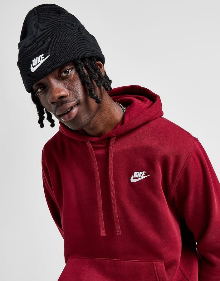 Nike U NK PEAK BEANIE TC FUT F24 L black white unisex Mutsen zwart Maat ONE SIZE Accessoires