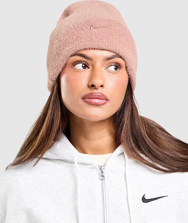 Nike Peak Cosy Beanie Hat Roze- Dames Roze