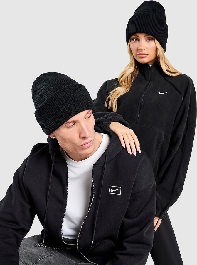 Nike Peak Premium Beanie Hat Zwart- Dames Zwart