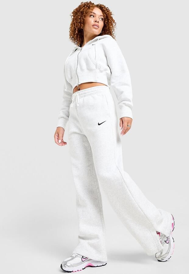 Nike Phoenix Fleece Wide Leg Joggers Grijs- Dames Grijs