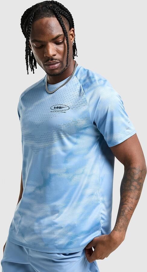 Nike Pinnacle Stride T-Shirt Blauw- Heren Blauw