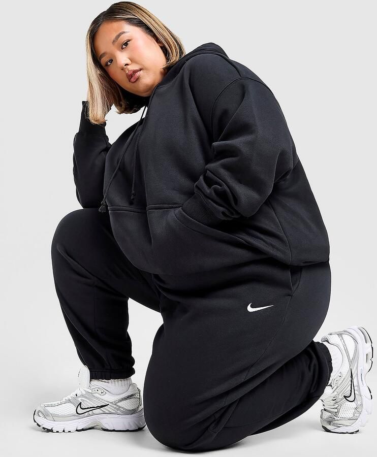 Nike Plus Size Phoenix Fleece Oversized Joggers Zwart- Dames Zwart