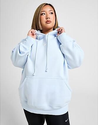 Nike Plus Size Phoenix Oversized Hoodie Blue- Dames Blue - Foto 1