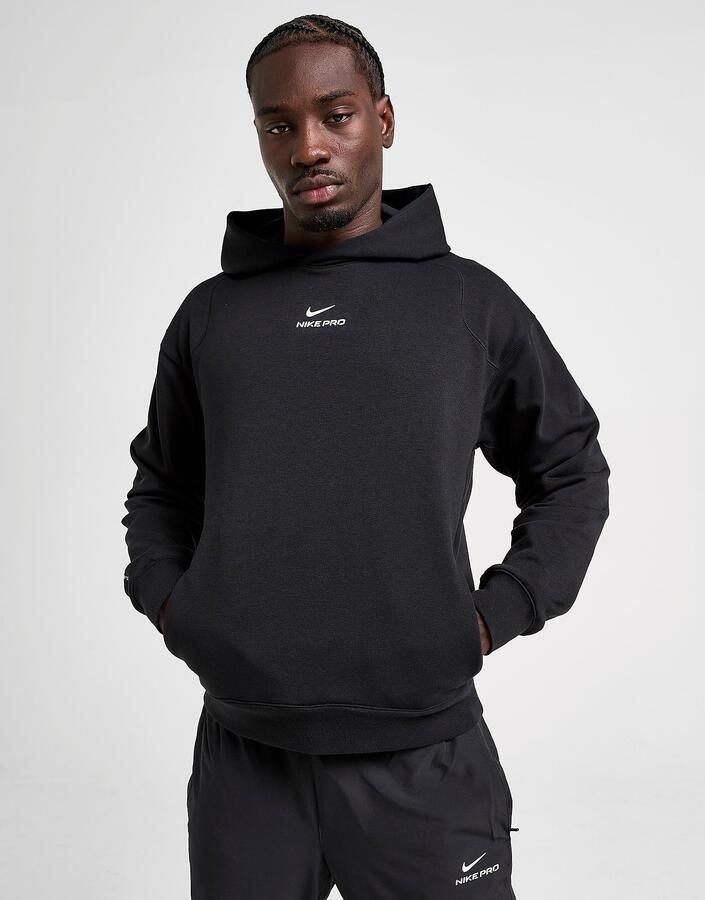 Nike Pro Overhead Hoodie Zwart- Heren Zwart
