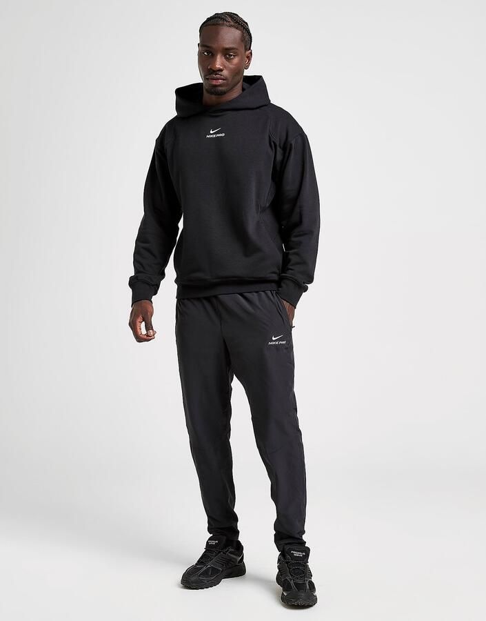 Nike Pro Track Pants Zwart- Heren Zwart