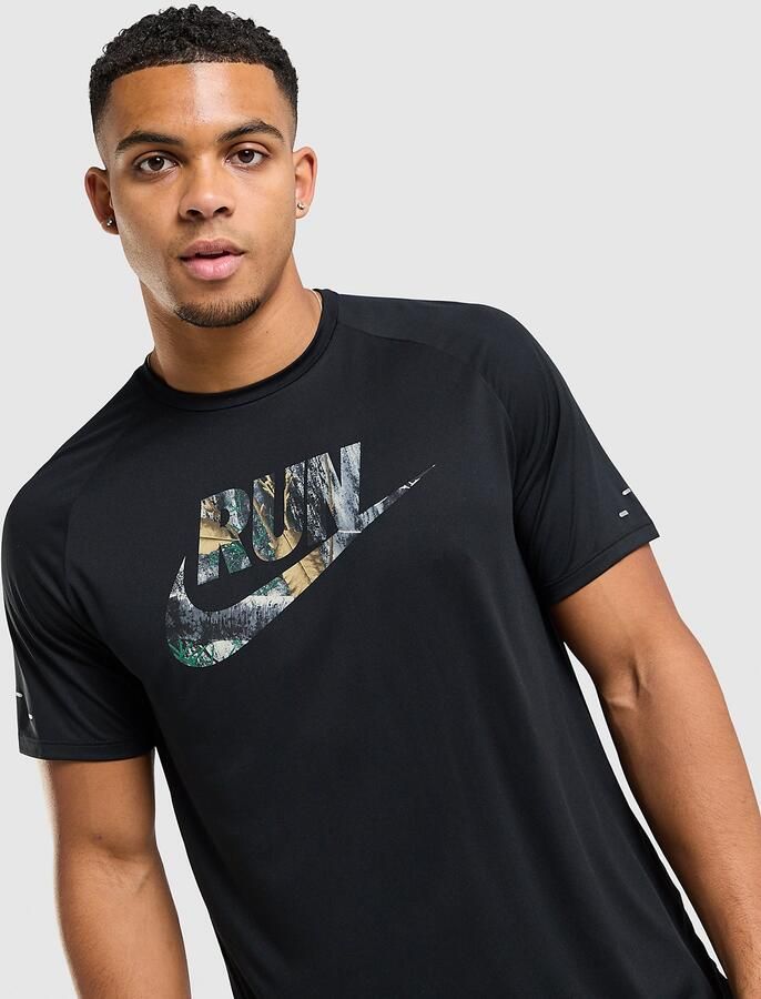 Nike Realtree Stride T-Shirt Zwart- Heren Zwart