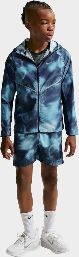 Nike Repel jack met UV-bescherming voor kids Miler Blauw Kind Blauw