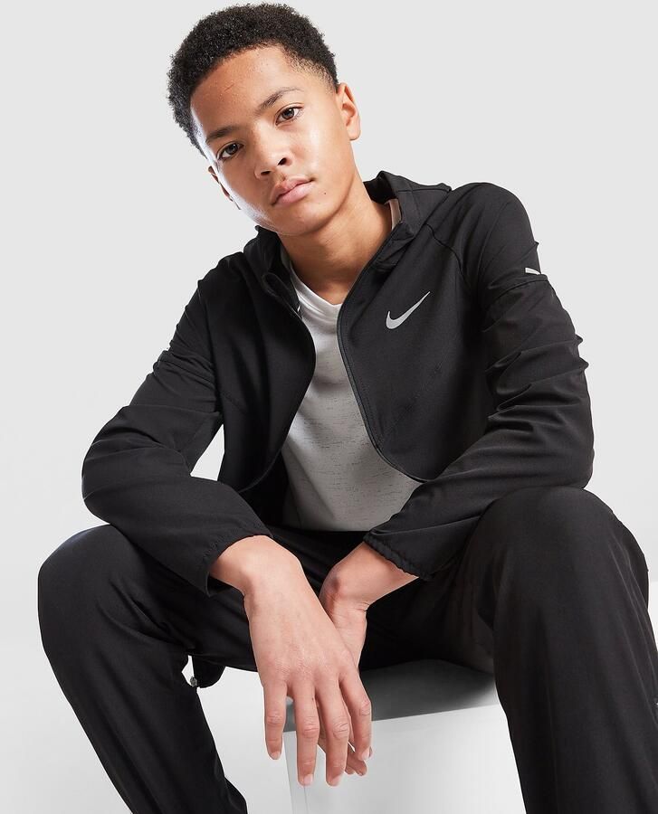 Nike Repel Miler Jacket Junior Zwart