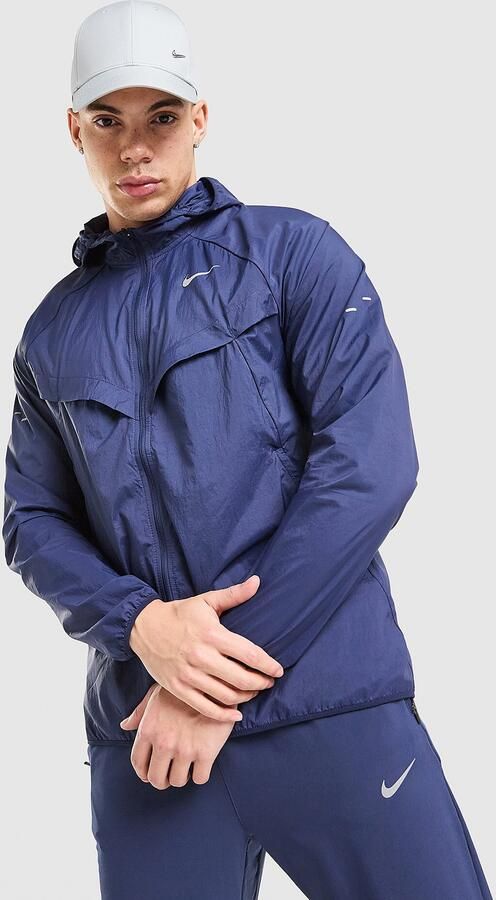 Nike Repel UV hardloopjack voor heren Stride Blauw- Heren Blauw