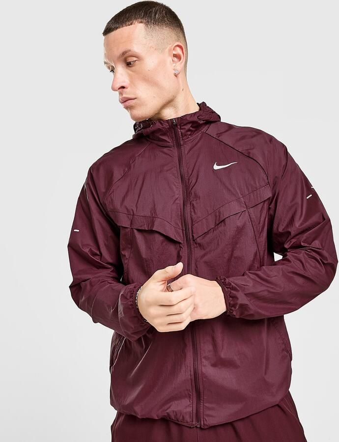 Nike Repel UV hardloopjack voor heren Stride Rood- Heren Rood