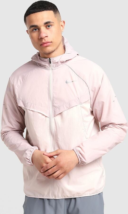 Nike Repel UV hardloopjack voor heren Stride Roze- Heren Roze