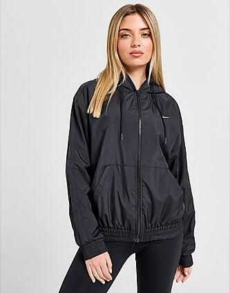 Nike Ruimvallend UV-damesjack met capuchon Sportswear Classic Wovens Black- Dames Black