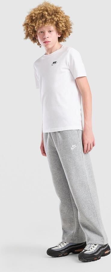 Nike Ruimvallende kinderbroek met open zoom Sportswear Grijs