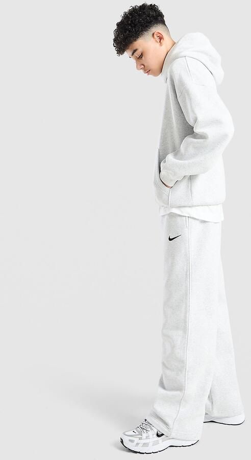 Nike Ruimvallende kinderbroek met open zoom Sportswear Grijs