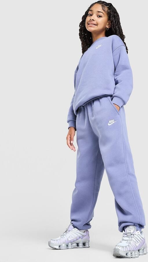Nike Ruimvallende kinderbroek Sportswear Club Fleece Blauw
