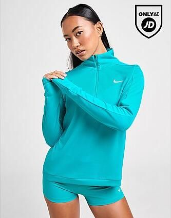 Nike Running Pacer 1 4 Zip Top Dames Dusty Cactus- Dames Dusty Cactus