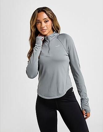 Nike Running Tempo 1 4 Zip Top Grijs- Dames Grijs - Foto 2