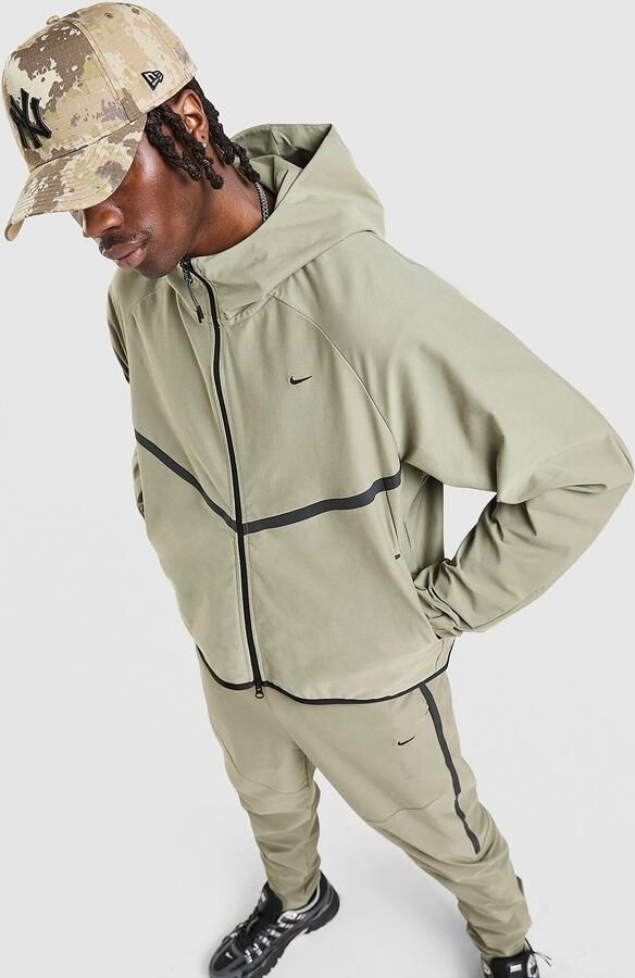 Nike Shori knit windrunner herenjack met rits over de hele lengte Tech Grijs- Heren Grijs