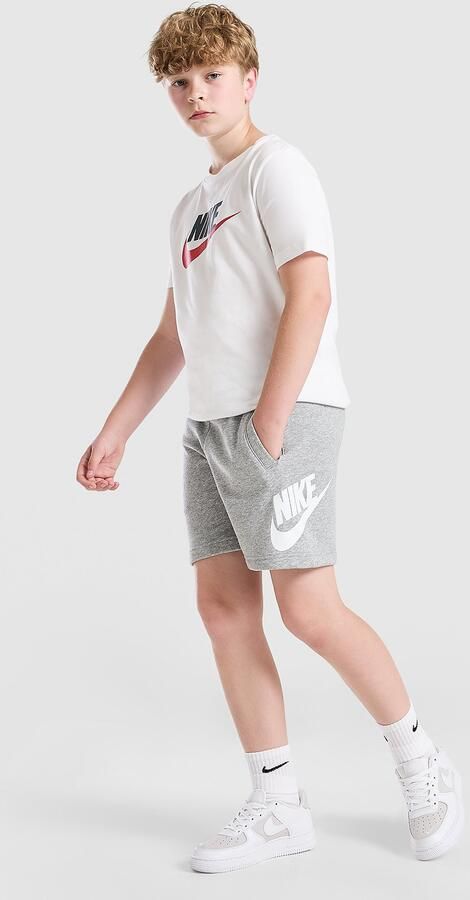 Nike Shorts van sweatstof voor kids Sportswear Club Fleece Grijs