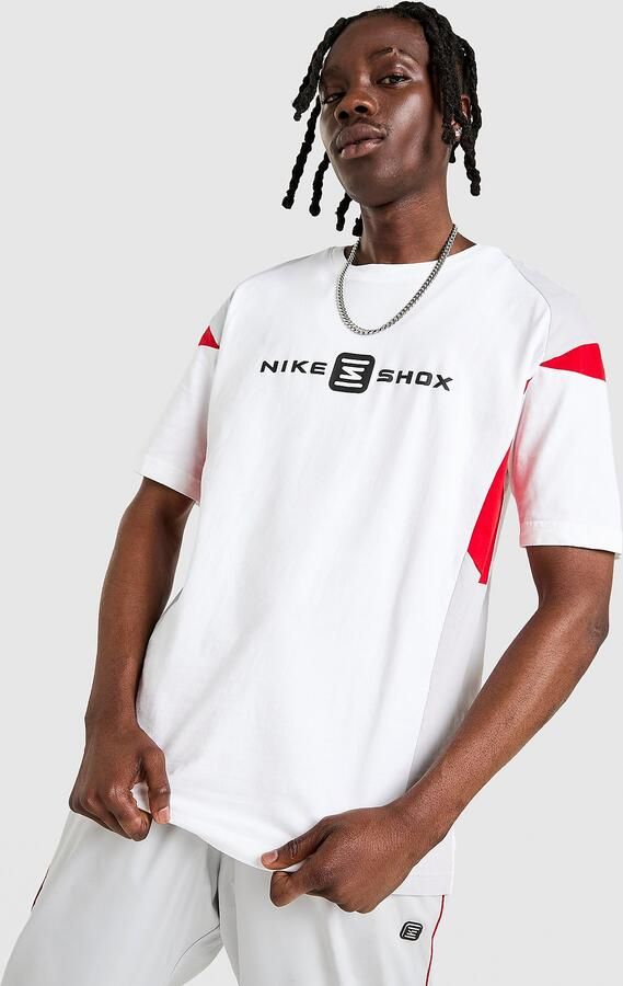 Nike Shox T-Shirt Wit- Heren Wit