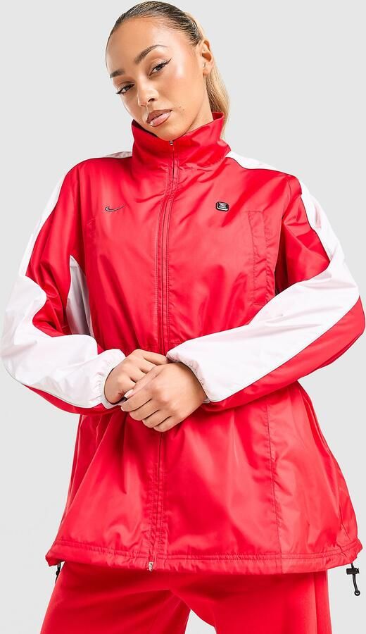 Nike Shox Woven Full Zip Jacket Rood- Dames Rood