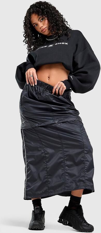 Nike Shox Zip Skirt Zwart- Dames Zwart