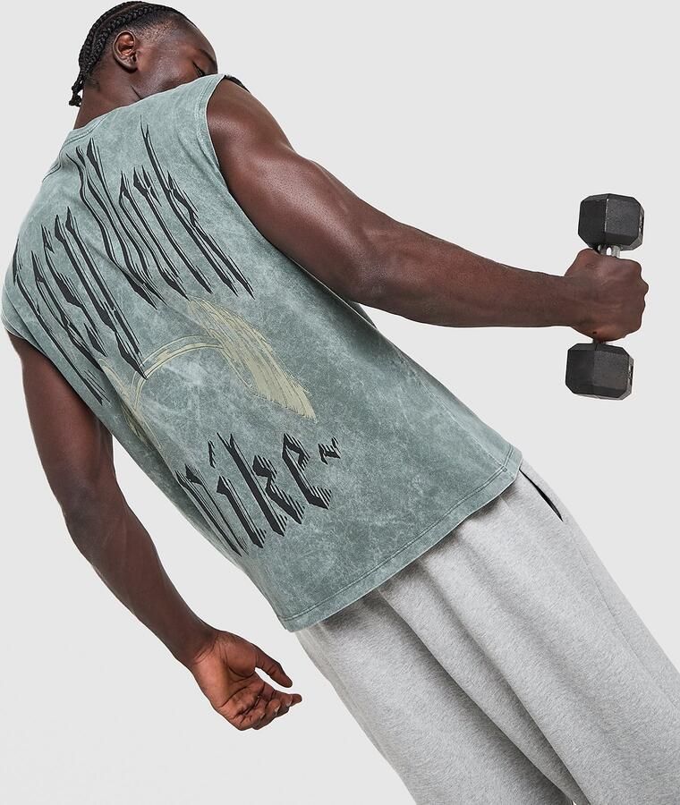 Nike Sleeveless T-Shirt Groen- Heren Groen