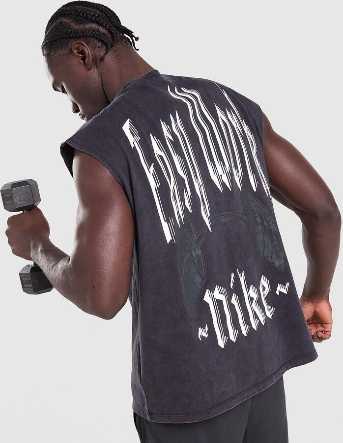 Nike Sleeveless T-Shirt Zwart- Heren Zwart