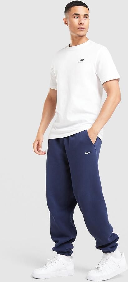 Nike Solo Fleece Cuffed Joggers Blauw- Heren Blauw