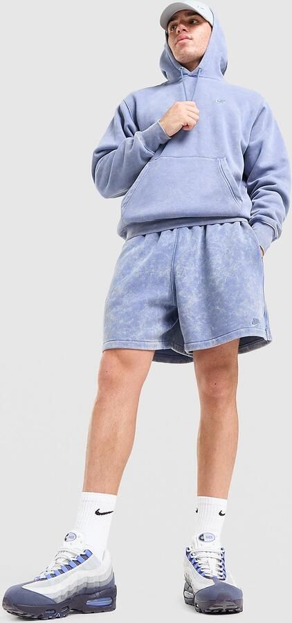 Nike Sportswear Essentials+ Herenshorts van sweatstof Blauw- Heren Blauw
