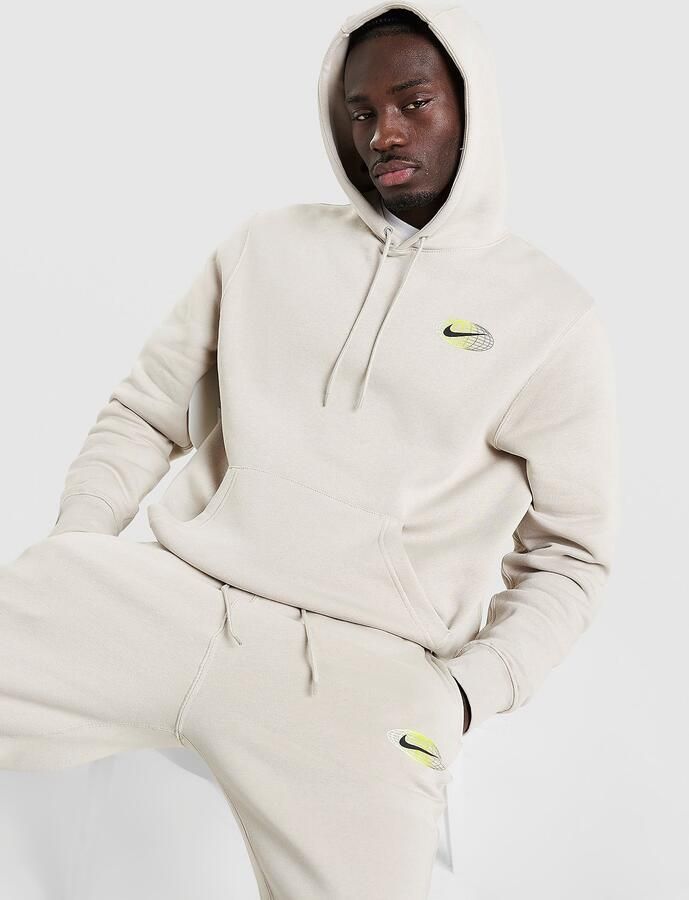 Nike Sportswear Hoodie van sweatstof voor heren Crème- Heren Crème