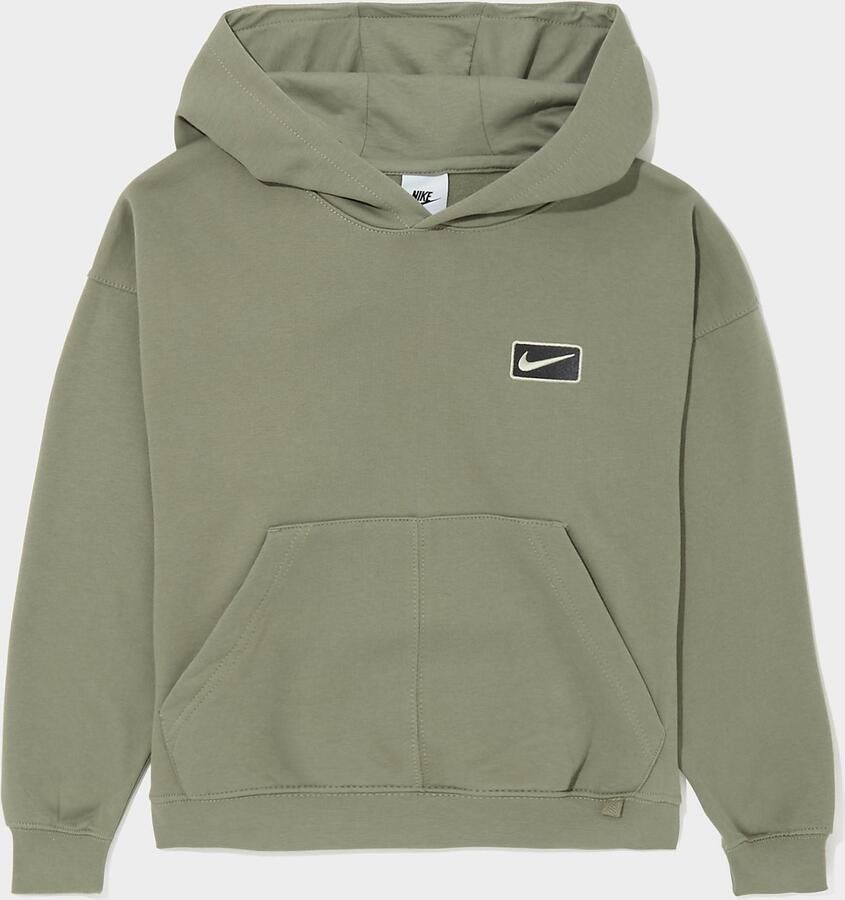 Nike Street Fleece Hoodie Junior Groen Kind Groen
