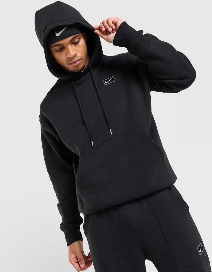 Nike Street Fleece Overhead Hoodie Zwart- Heren Zwart