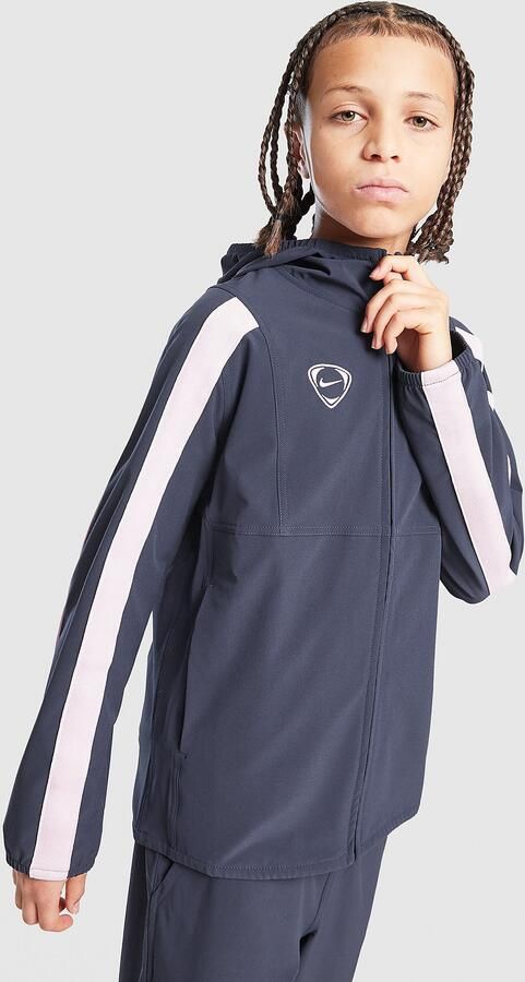 Nike Street Football Woven Jacket Junior Blauw Kind Blauw