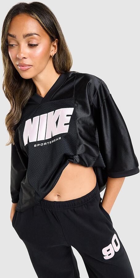 Nike Street Short Sleeve Jersey Zwart- Dames Zwart