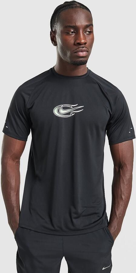 Nike Stride Energy T-Shirt Zwart- Heren Zwart