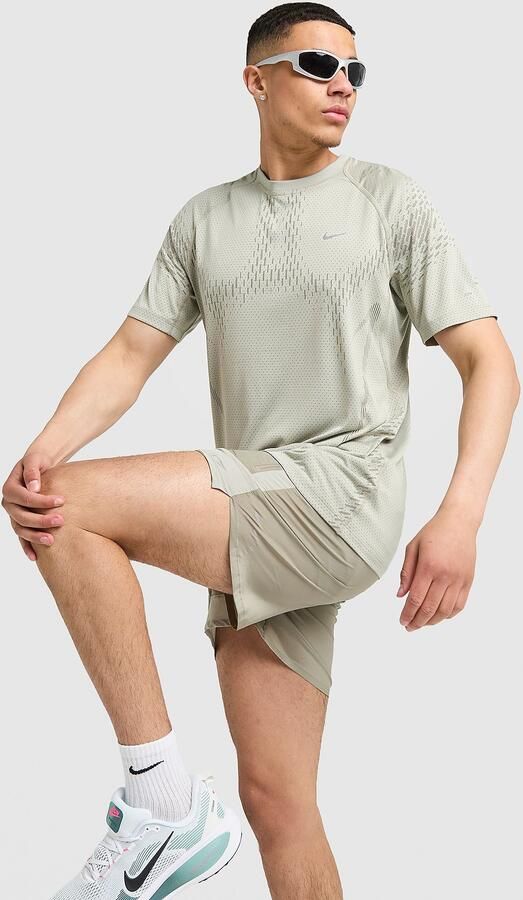 Nike Stride Plus T-Shirt Groen- Heren Groen