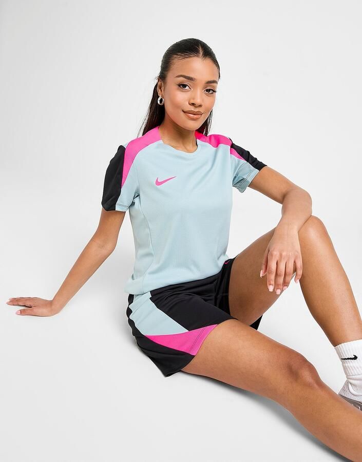 Nike Strike Short Sleeve Top Grijs- Dames Grijs