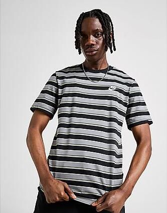 Nike Stripe T-Shirt Black- Heren Black