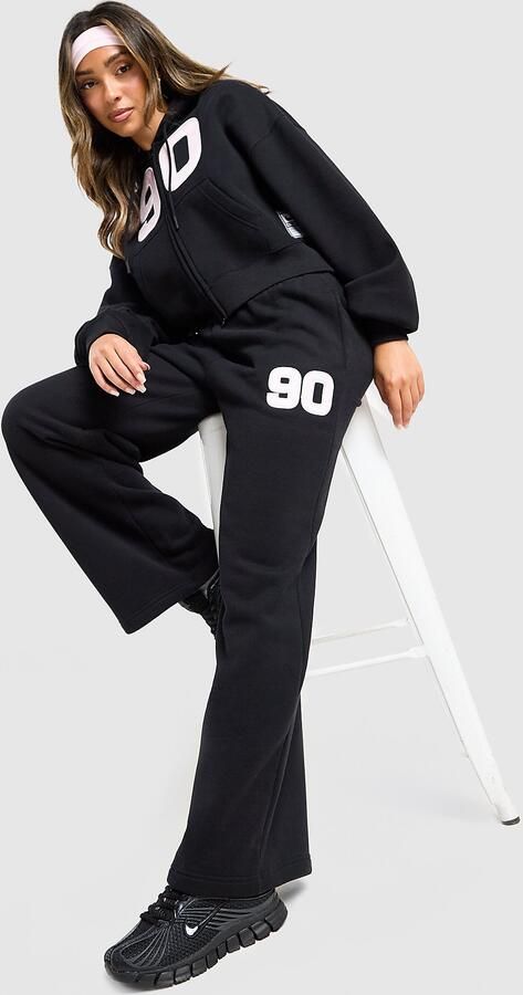 Nike Studio 90 Wide Leg Joggers Zwart- Dames Zwart