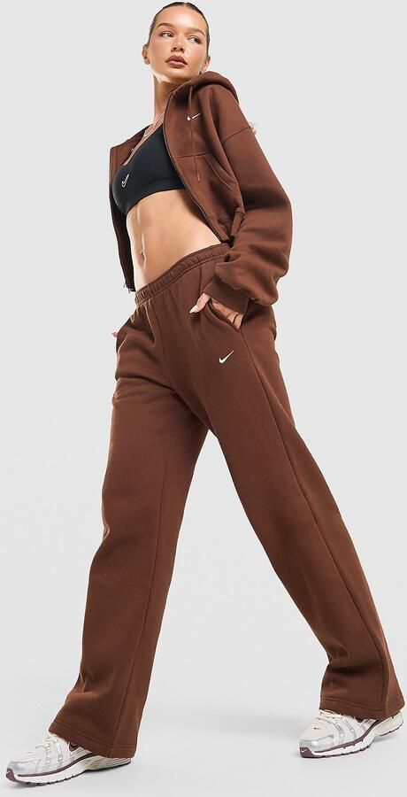 Nike Studio Fleece Joggers Bruin- Dames Bruin