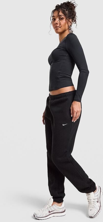 Nike Studio Fleece Joggers Zwart- Dames Zwart