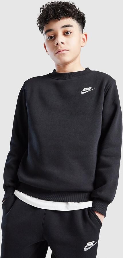 Nike Sweatshirt voor kids Sportswear Club Fleece Zwart