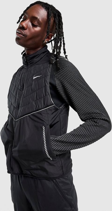Nike Synthetic Gilet Zwart- Heren Zwart