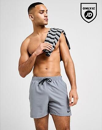 Nike Tape Swim Shorts Grey- Heren Grey
