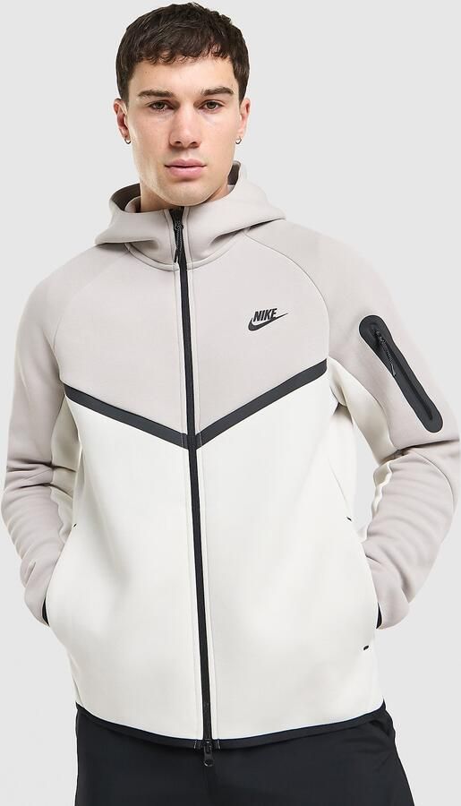 Nike Tech Fleece Full Zip Hoodie Heren Grijs- Heren Grijs