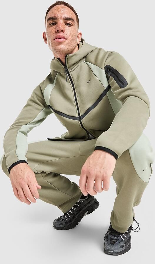 Nike Tech Pro Full Zip Fleece Hoodie Groen- Heren Groen