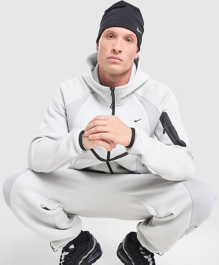Nike Tech Pro Full Zip Fleece Hoodie Wit- Heren Wit